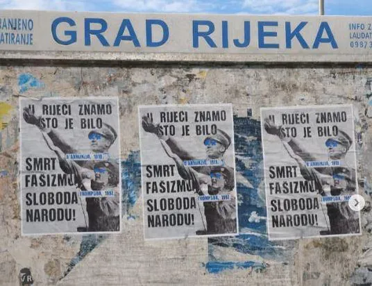 Antifašisti oblijepili Rijeku plakatima sa porukom protiv fašizma