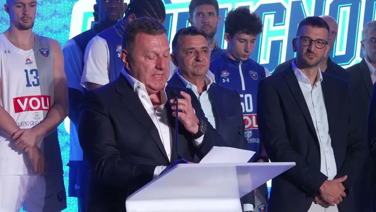 Bokan o podršci Glavnog grada: KK Budućnost dobija manje sredstava