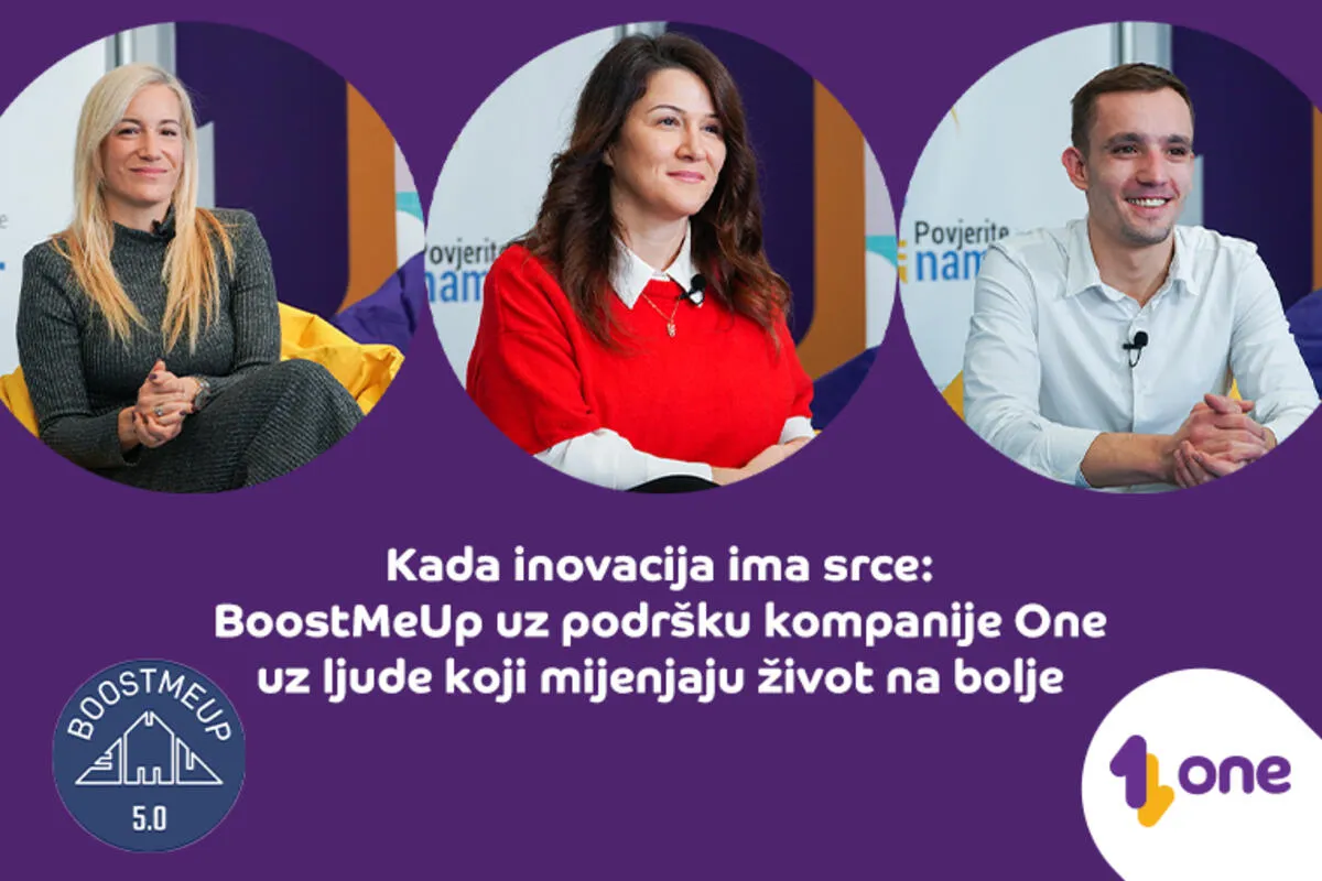 BoostMeUp program: Inovacije koje mijenjaju život uz podršku kompanije One