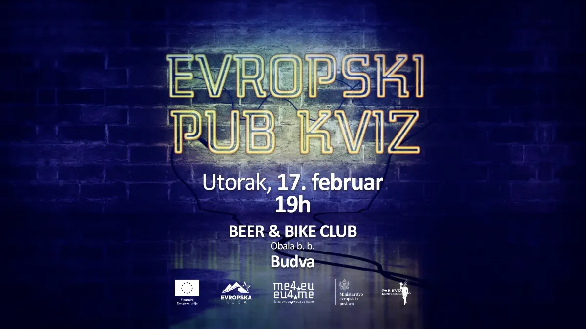 Budva domaćin Evropskog pub kviza – poslednji dan za prijavu