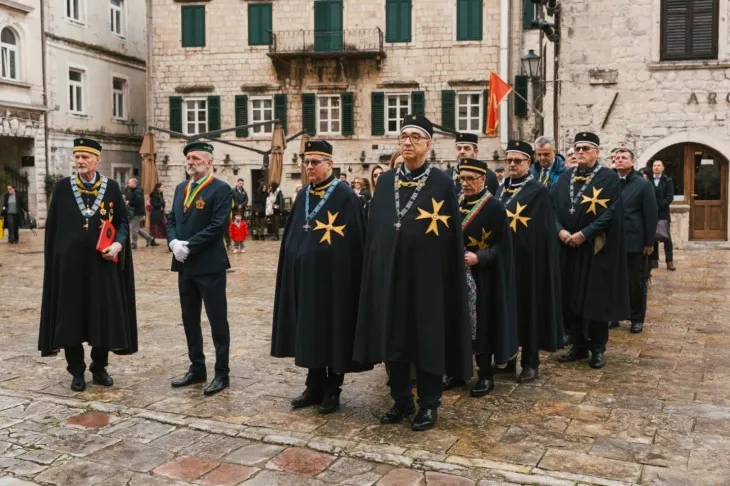 Centralna viteška svečanost Legatura Crna Gora održana u Kotoru