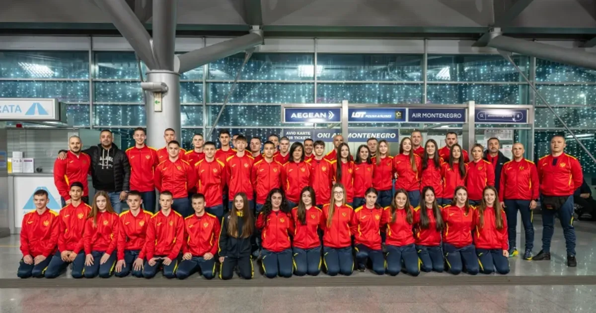 Crnogorska karate reprezentacija sa 34 takmičara na EP u Limasolu