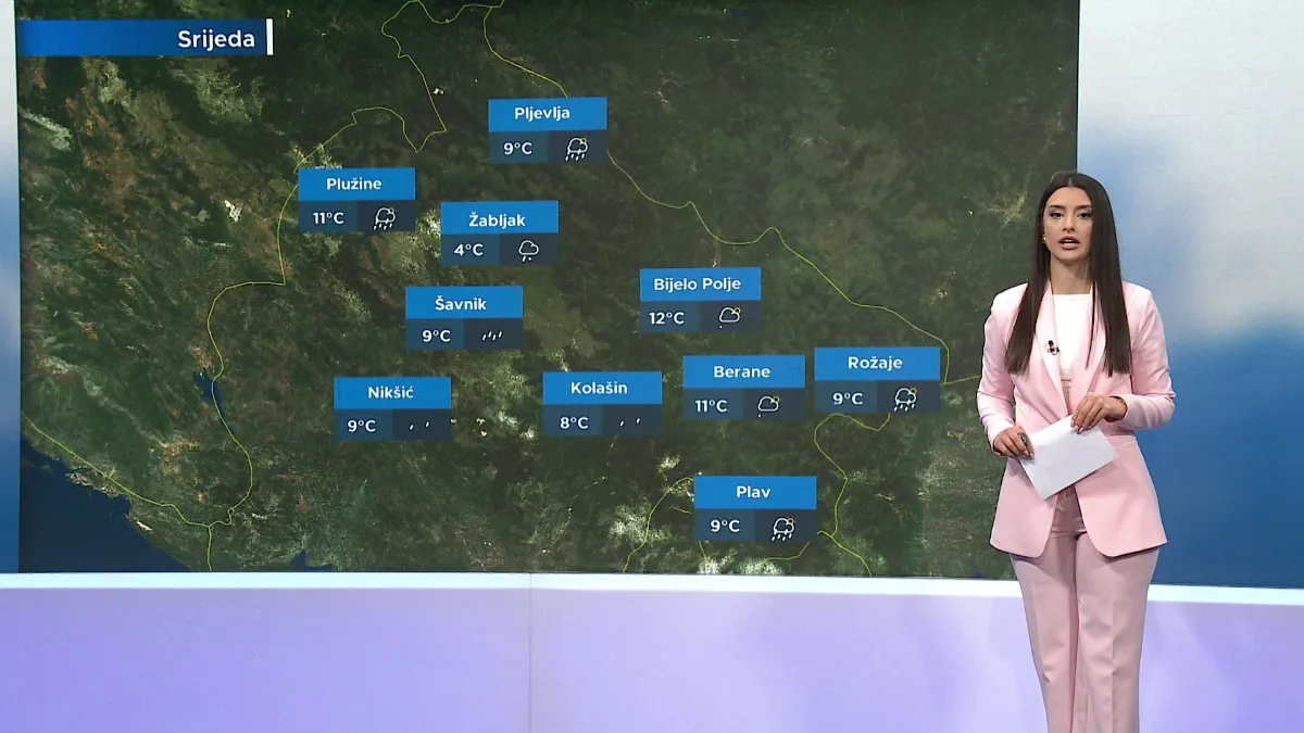 Danas kiša i snijeg na sjeveru, najviša temperatura do 15 stepeni