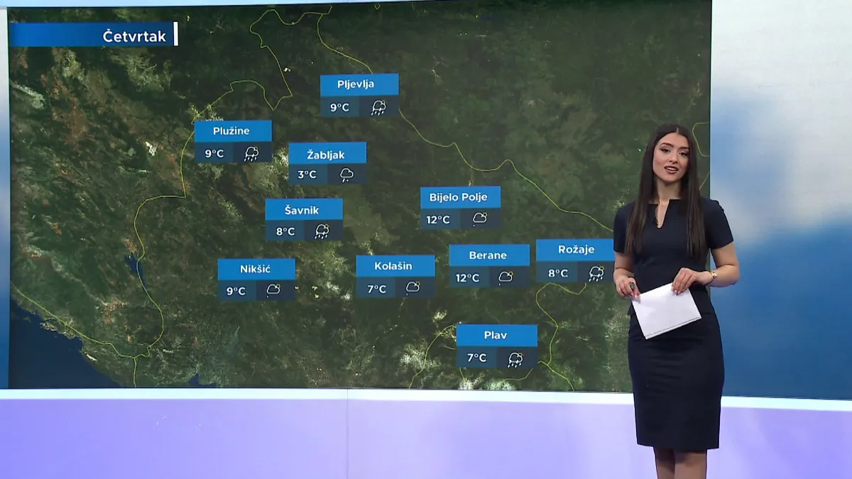 Danas kiša i vjetrovito vrijeme, krajem dana prestanak padavina