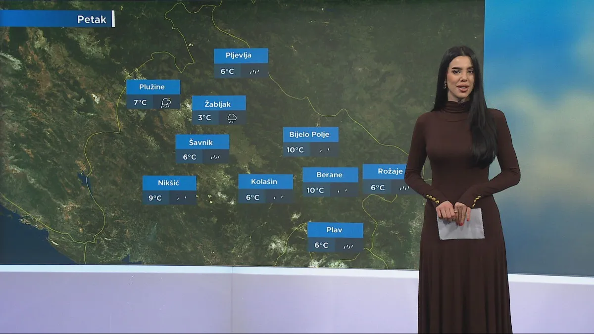 Danas popodne prestanak padavina, sjeverni vjetar u pojačanju