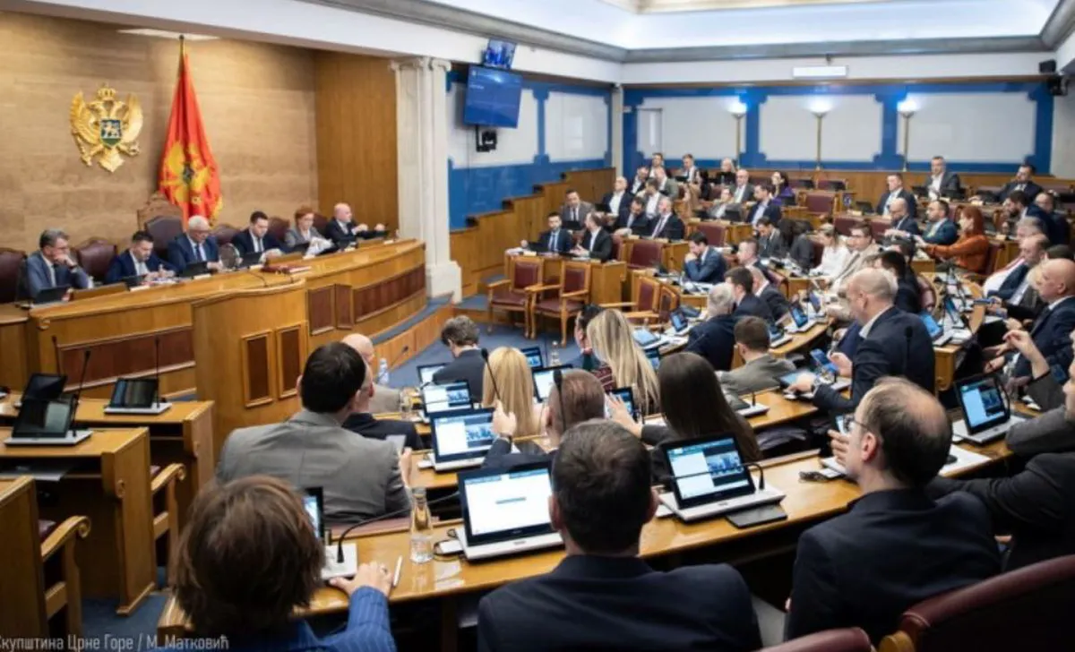 Danas vanredna sjednica Skupštine Crne Gore u 11 sati