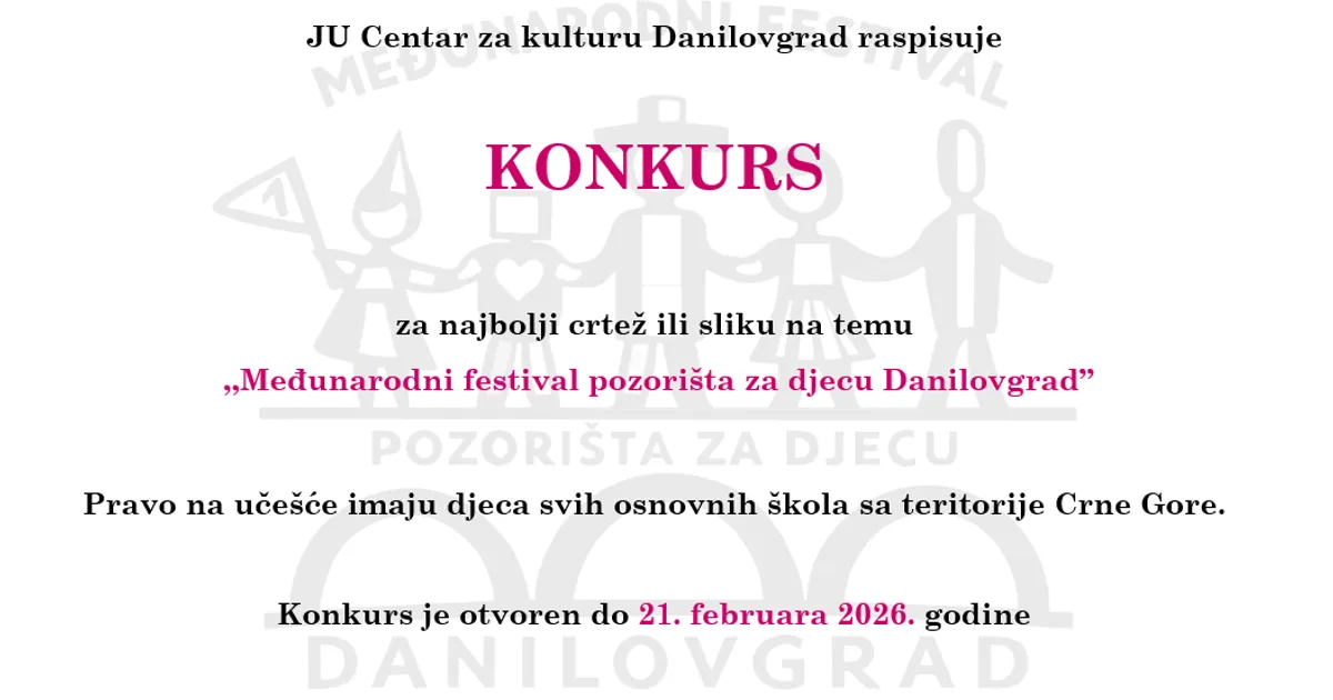 Danilovgrad domaćin 1. Međunarodnog festivala pozorišta za djecu