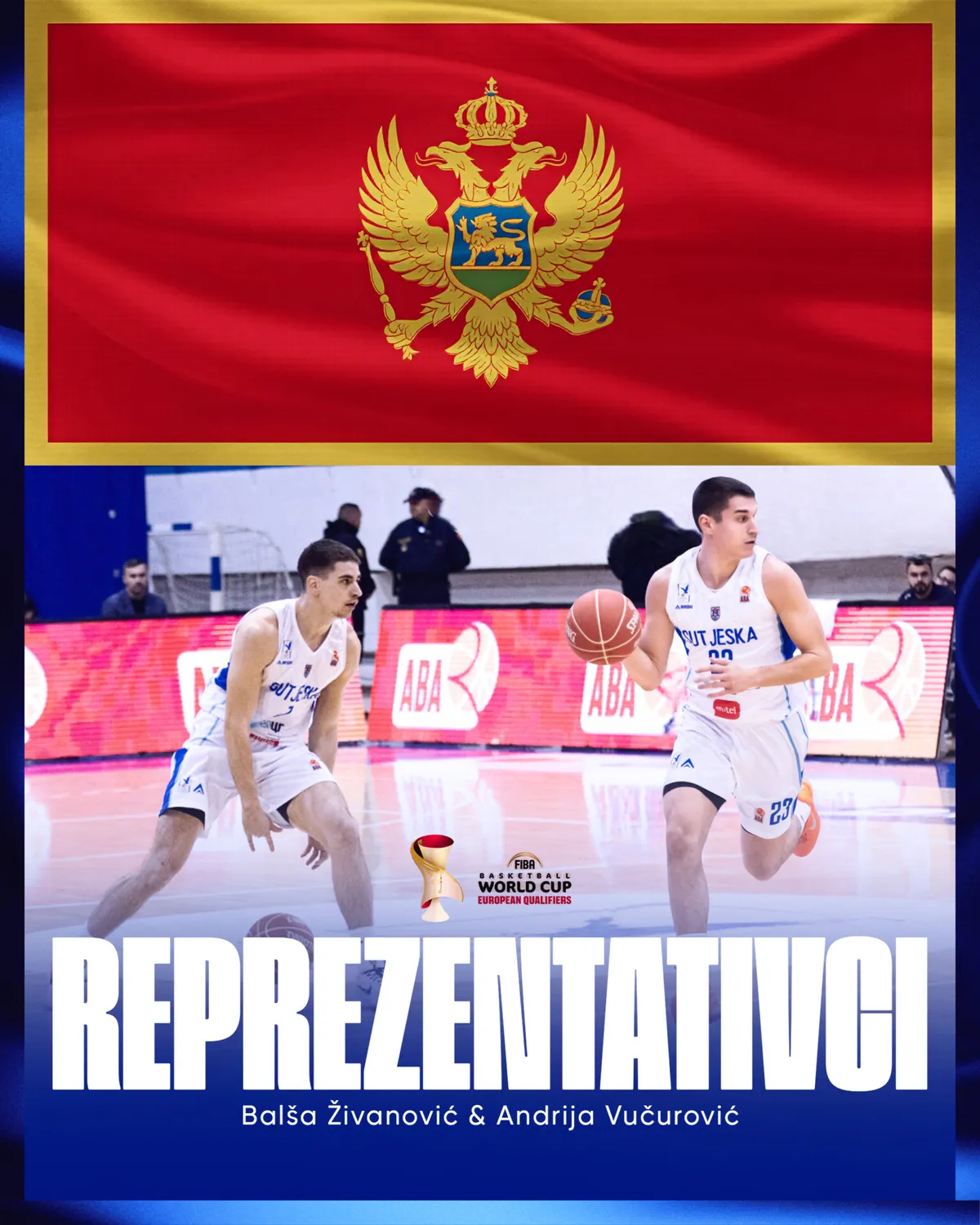 Debitant Andrija Vučurović: Velika čast biti na širem spisku reprezentacije Crne Gore