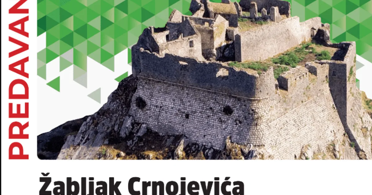 Dejan Gazivoda održava predavanje o Žabljaku Crnojevića na Cetinju