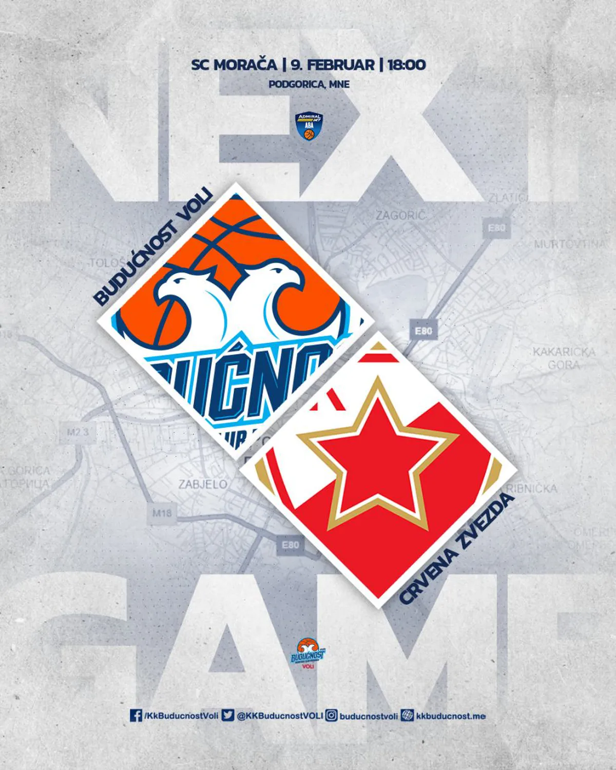 Derbi Budućnosti i Crvene zvezde u Morači