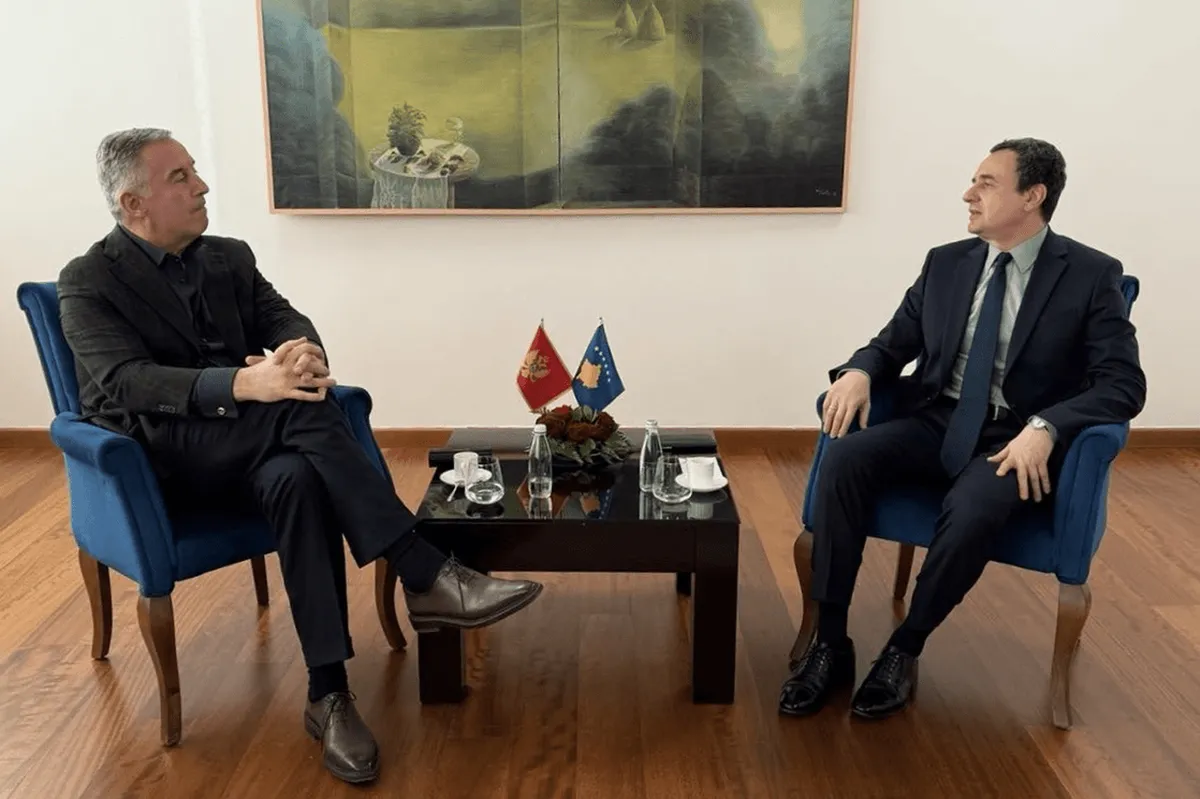 Đukanović čestitao Kurtiju na izbornoj pobjedi u Prištini