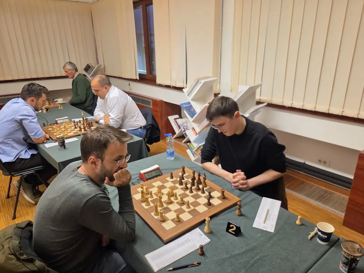 Đukić i Kadrić vode na tabeli pred posljednja kola Prvenstva Crne Gore u šahu