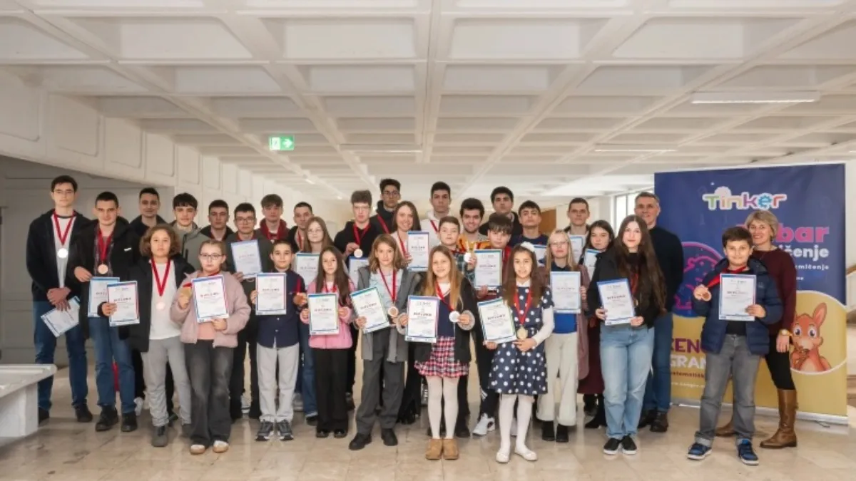 Dodijeljene medalje najuspješnijim učesnicima takmičenja Dabar 2025