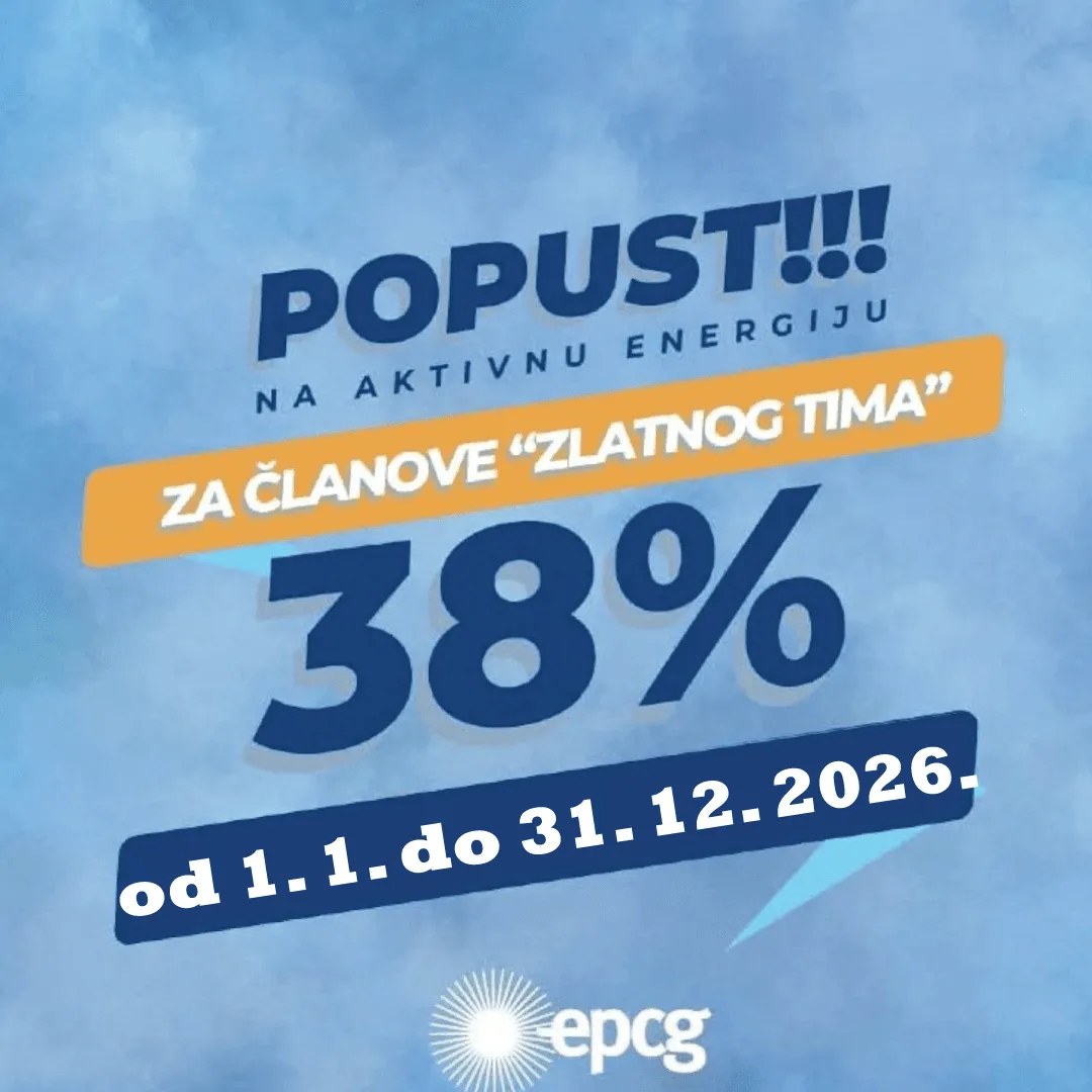 Elektroprivreda Crne Gore nastavlja sa popustima za redovne platiše