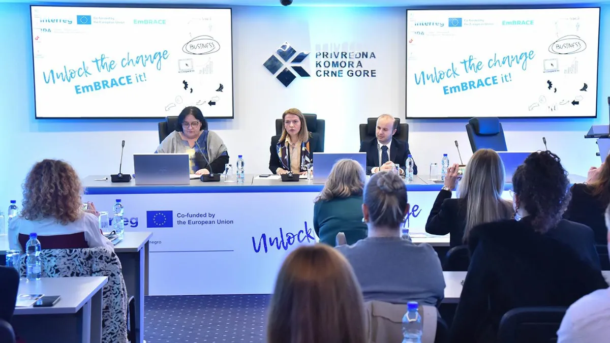 EmBRACE: EU podrška inovativnim idejama crnogorskih preduzeća