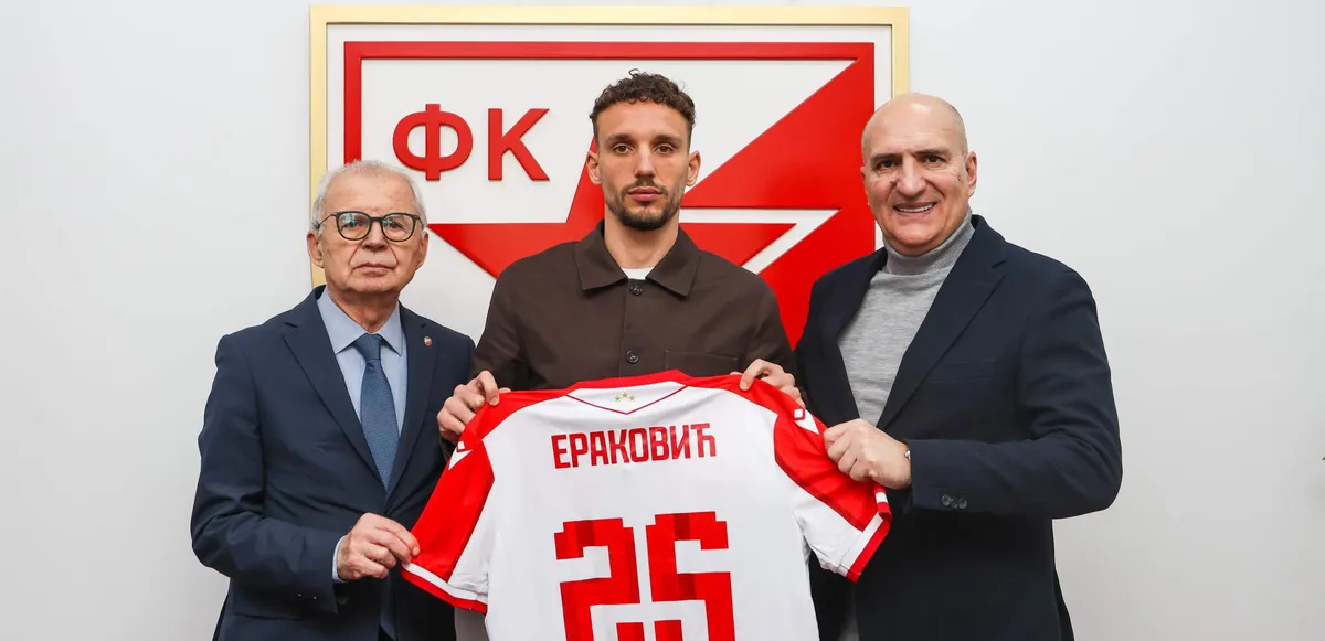 Eraković se vratio u Crvenu zvezdu na pozajmicu iz Zenita