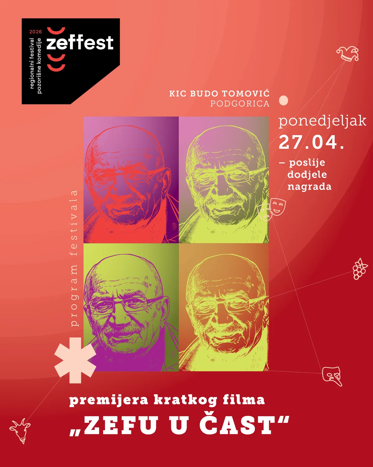 Festival komedije 'Zeffest' u čast Zefa Dedivanovića