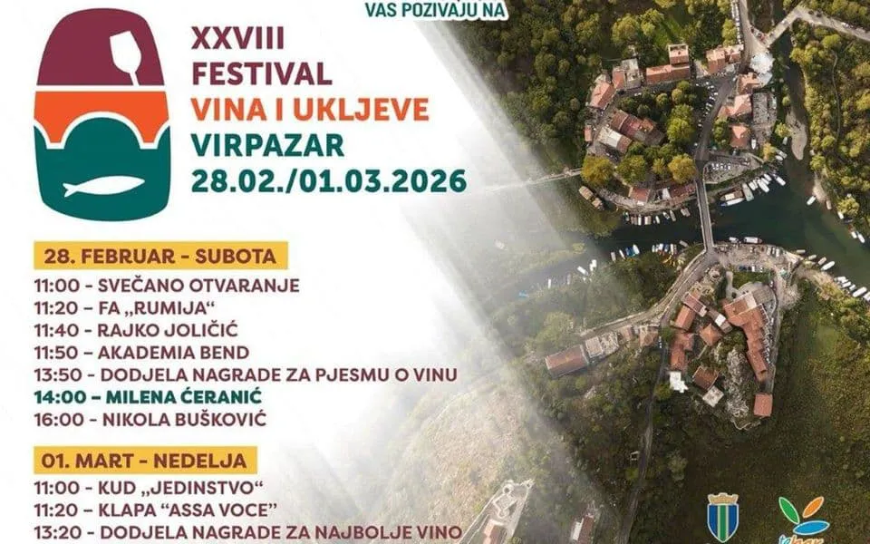 Festival vina i ukljeve u Virpazaru - 28. izdanje