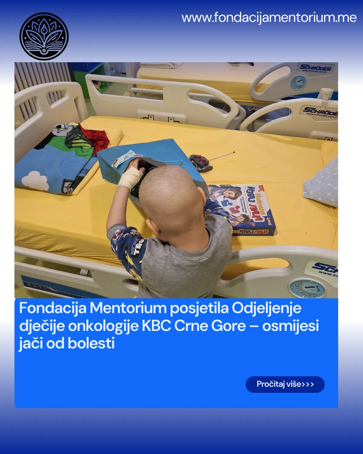 Fondacija Mentorium podržava djecu oboljelu od raka povodom Međunarodnog dana