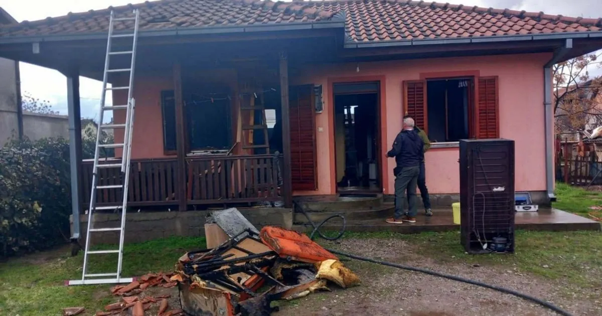 Gorjela kuća u park šumi Zagorič, vatrogasci brzo intervenisali