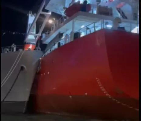 Incident u Rijeci: Teretnjak udario u Titov brod Galeb