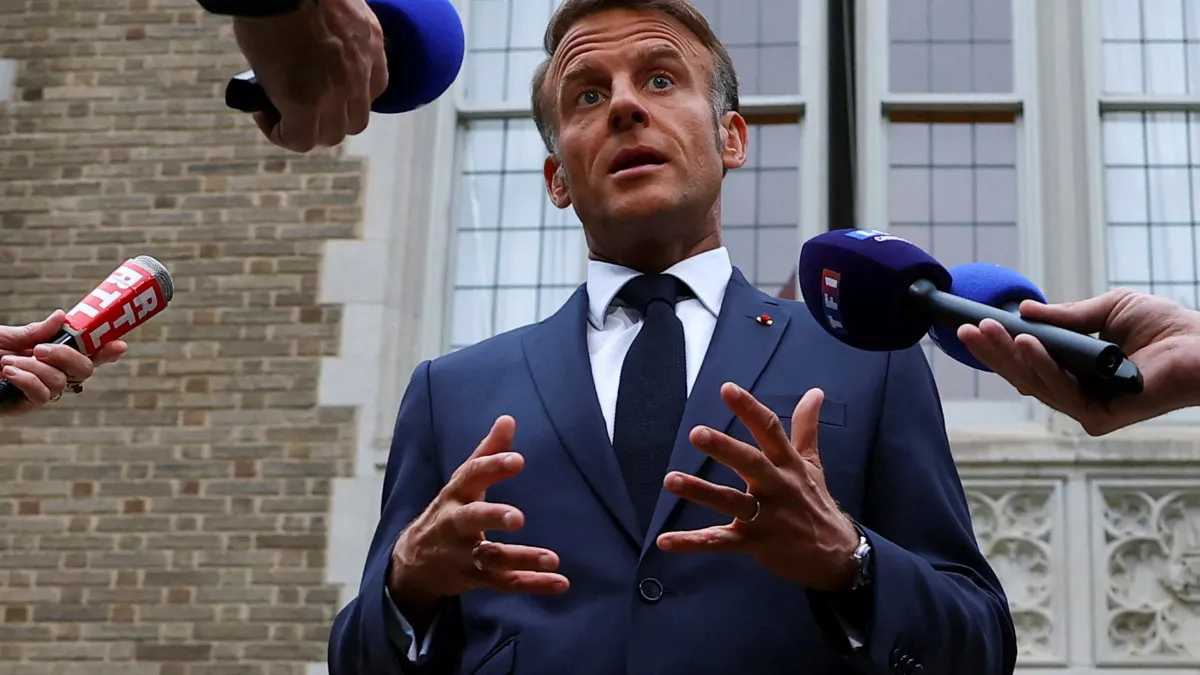 Makron upozorava Evropu na napetosti sa SAD