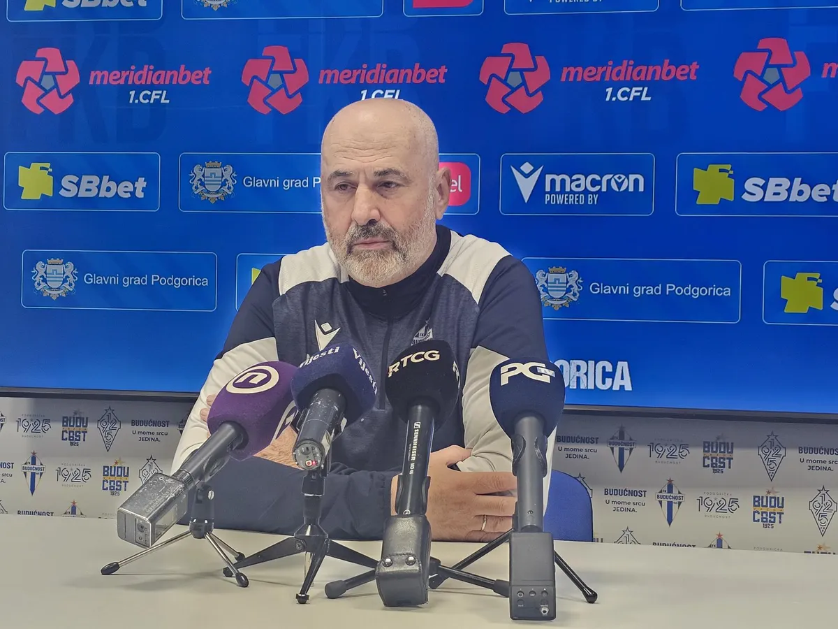 Miodrag Božović najavio tešku utakmicu protiv Sutjeske