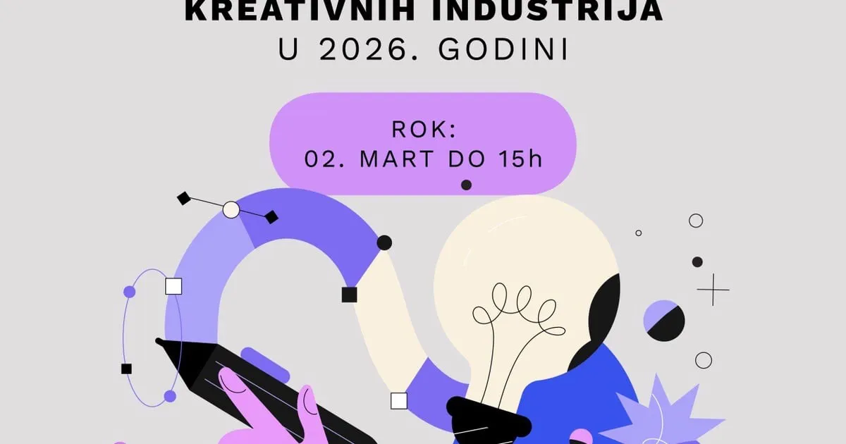 MKM: Za kreativne industrije u 2026. opredijeljeno 400.000 eura