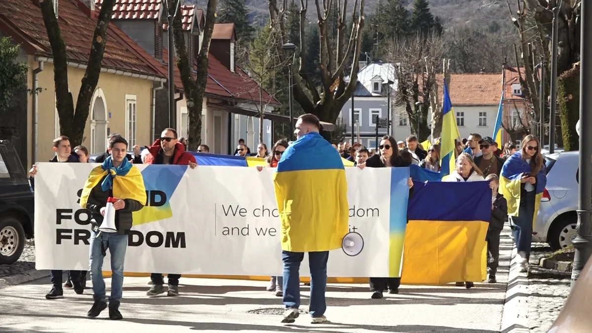 Na Cetinju obilježena godišnjica ruske agresije na Ukrajinu