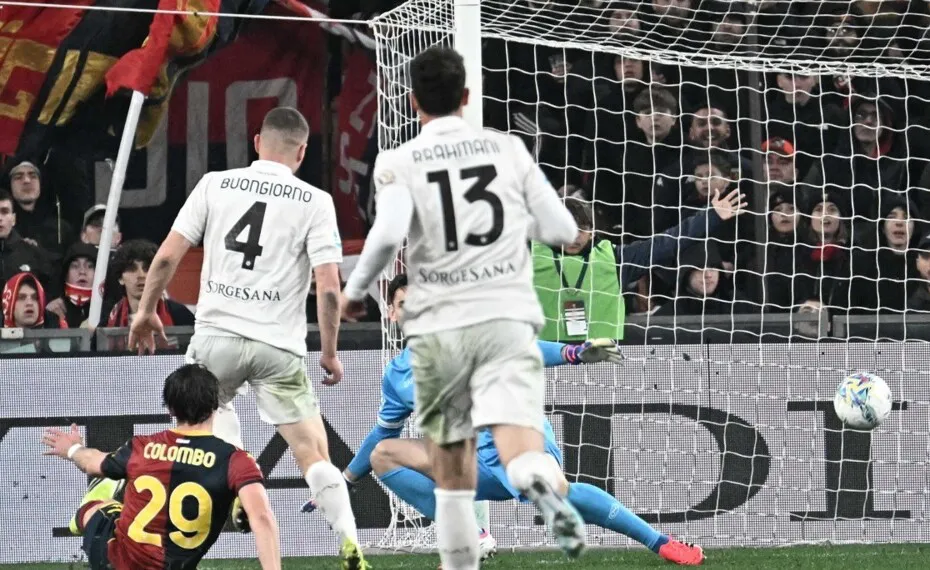 Napoli s igračem manje do tri boda protiv Đenove