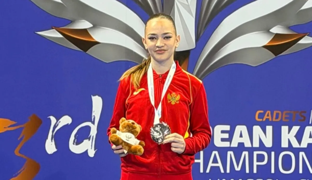 Neda Beljkaš vicešampionka Evrope u karateu