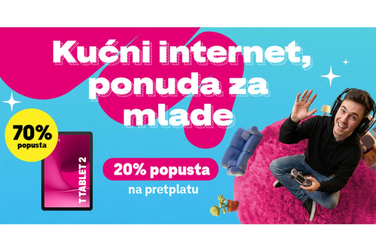 Nova promo ponuda Crnogorskog Telekoma: Kućni internet do 1 Gbps