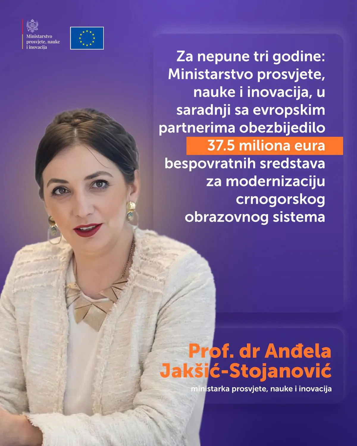 Obezbijeđeno 37,5 miliona eura za obrazovne projekte u Crnoj Gori
