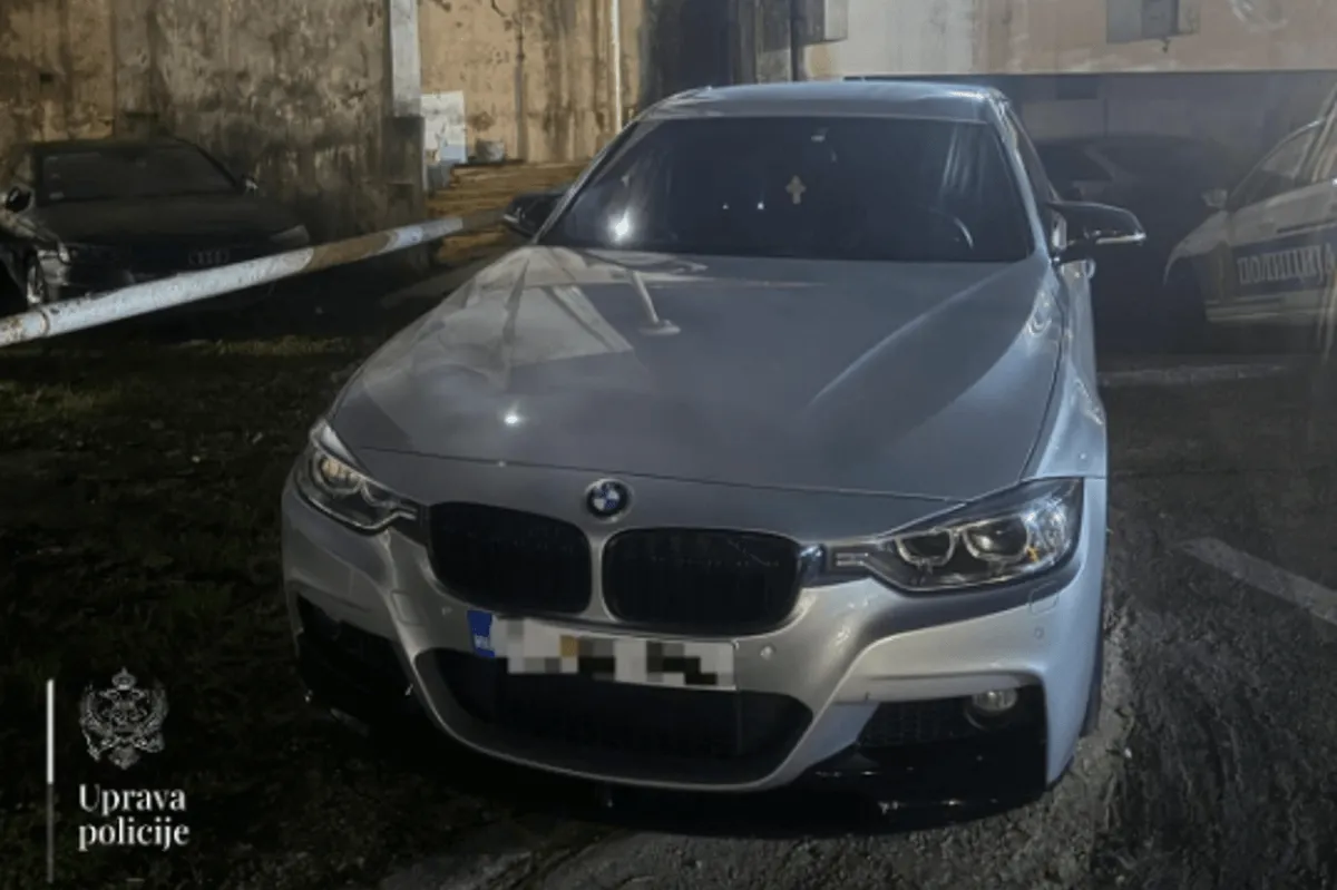Oduzet BMW operativno interesantnom Ulcinjaninu
