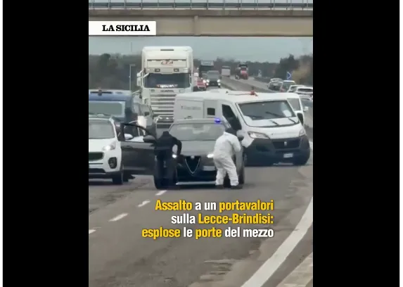 Oružani napad nalik filmskoj pljački u Italiji