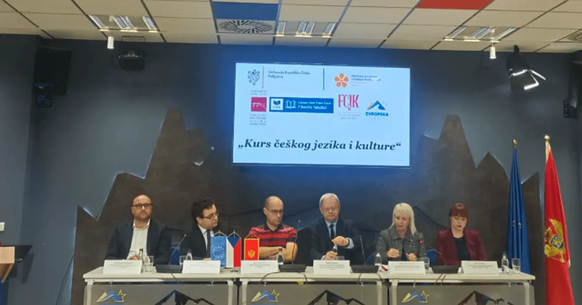 Otvoren novi kurs češkog jezika u Crnoj Gori