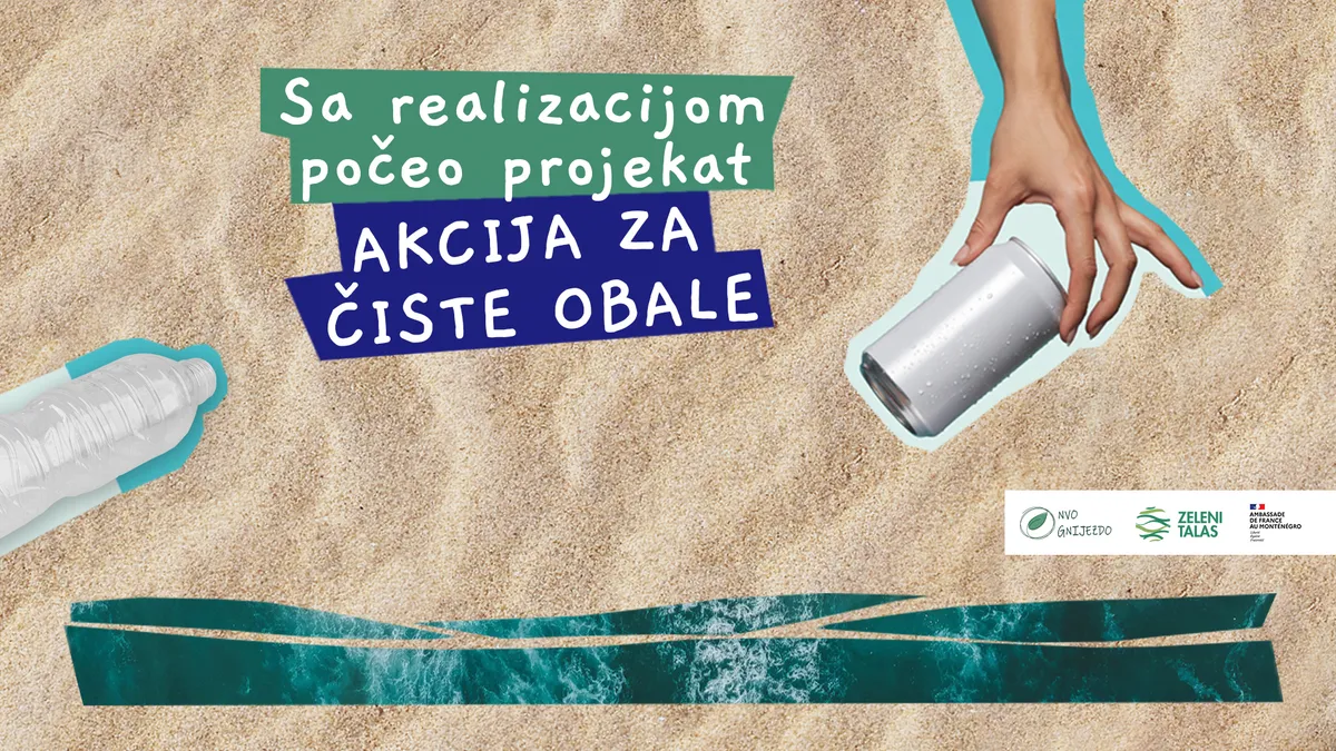 Počinje 'Akcija za čiste obale': Projekat protiv morskog zagađenja u Crnoj Gori
