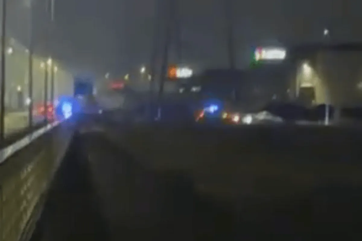 Podgorica: Sletjelo vozilo sa mosta Luča