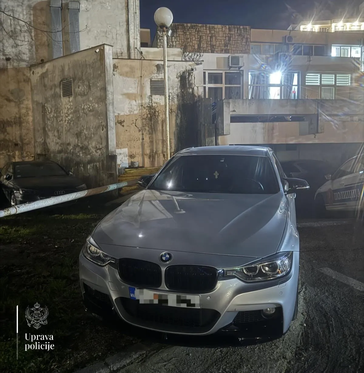 Policija oduzela vozilo marke BMW u Ulcinju
