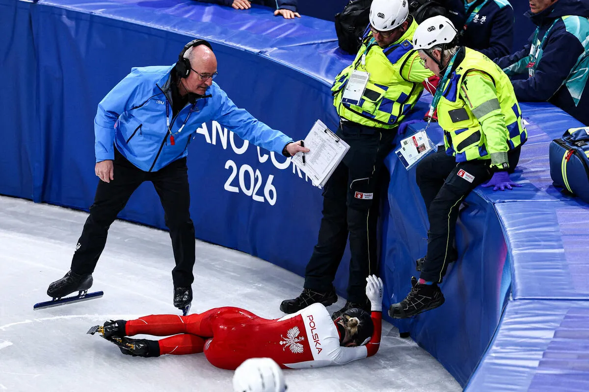 Poljskoj takmičarki Kamili Zelir klizaljka posjekla lice tokom Zimskih olimpijskih igara