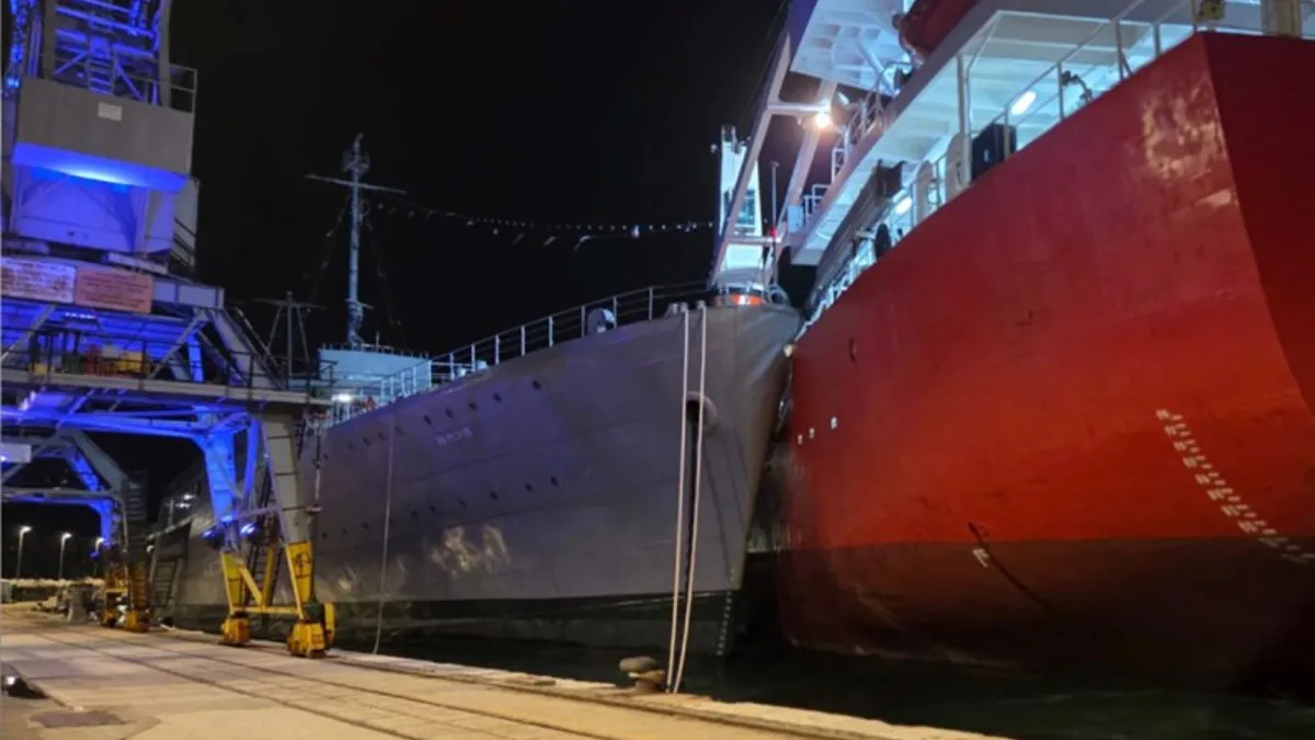 Pomorska nesreća u Rijeci: Teretni brod udario u "Galeba"