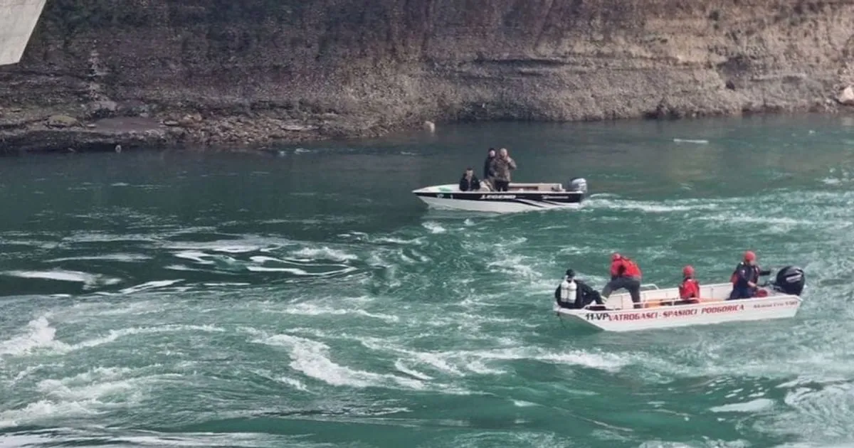 Potraga za nestalima u Morači završena, pronađeni dijelovi automobila