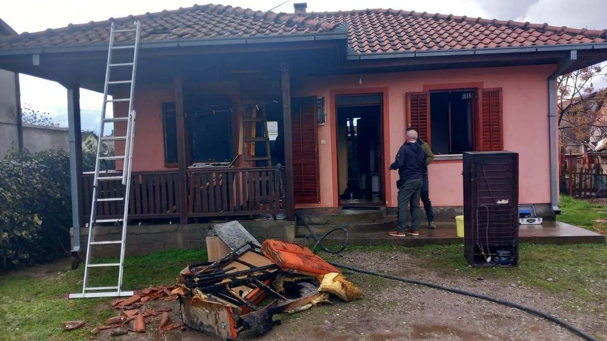 Požar u kući u park šumi Zagorič, nema povrijeđenih
