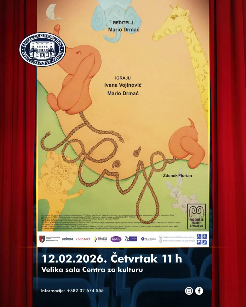 Predstava za djecu 'Tobija' u Tivtu 12. marta