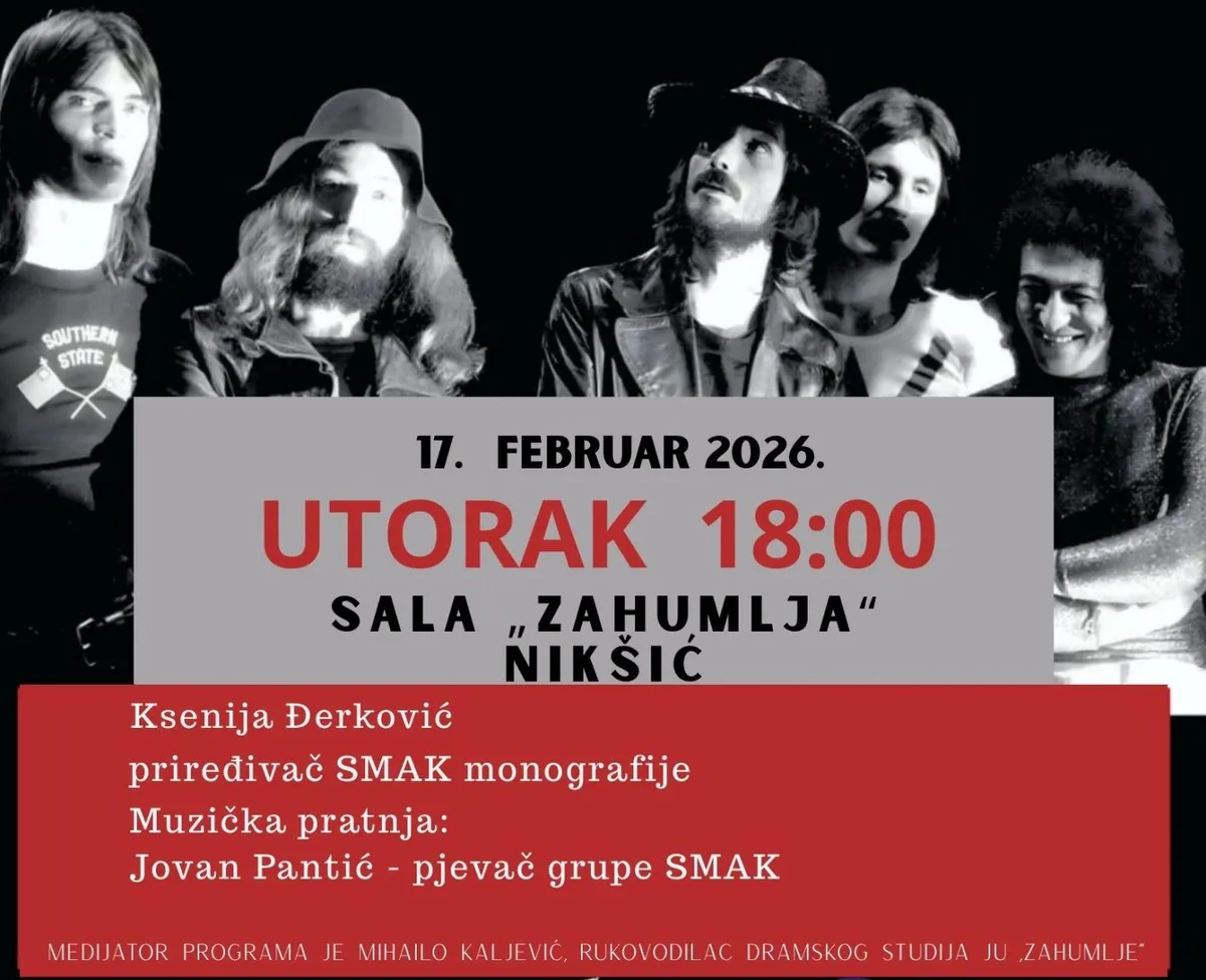 Predstavljanje monografije grupe Smak u Nikšiću 17. februara