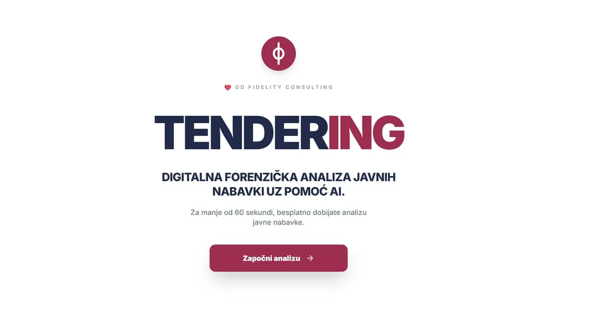 Predstavljen Tendering: Alat za forenzičku analizu javnih nabavki u Crnoj Gori