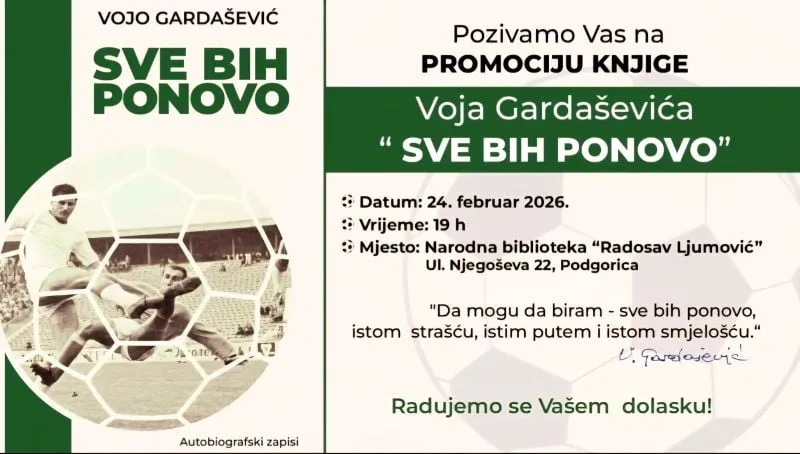Promocija knjige 'Sve bih ponovo' Voja Gardaševića u Biblioteci