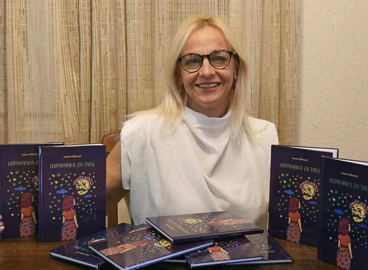 Promocija knjige 'Uspavanka za tatu' Ivane Mitrović u Biblioteci 'Njegoš'