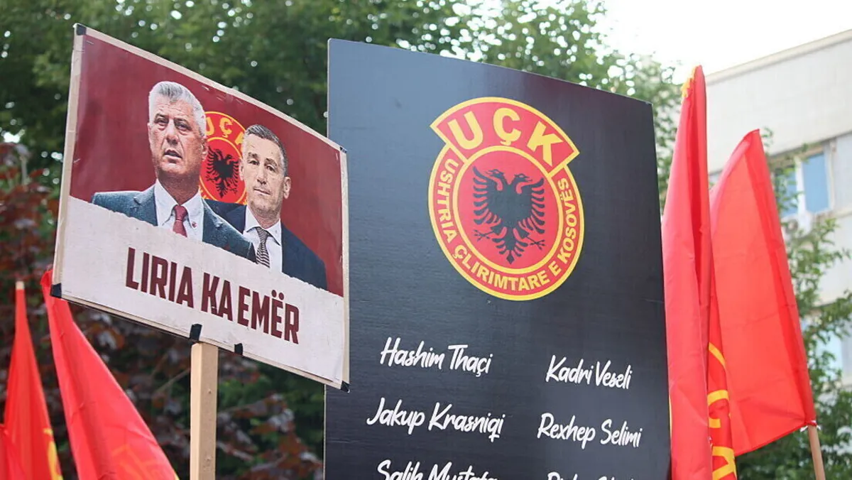 Protest u Prištini za podršku bivšim vođama OVK