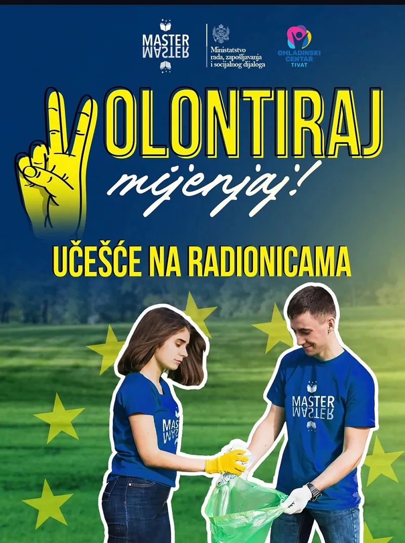 Radionica „Volontiraj – mijenjaj“ u Omladinskom centru Tivat